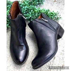 Lucky Brand Black Leather Brenon Bootie 7.5